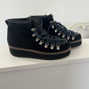 Size 8 Free People hiker fashion boots.